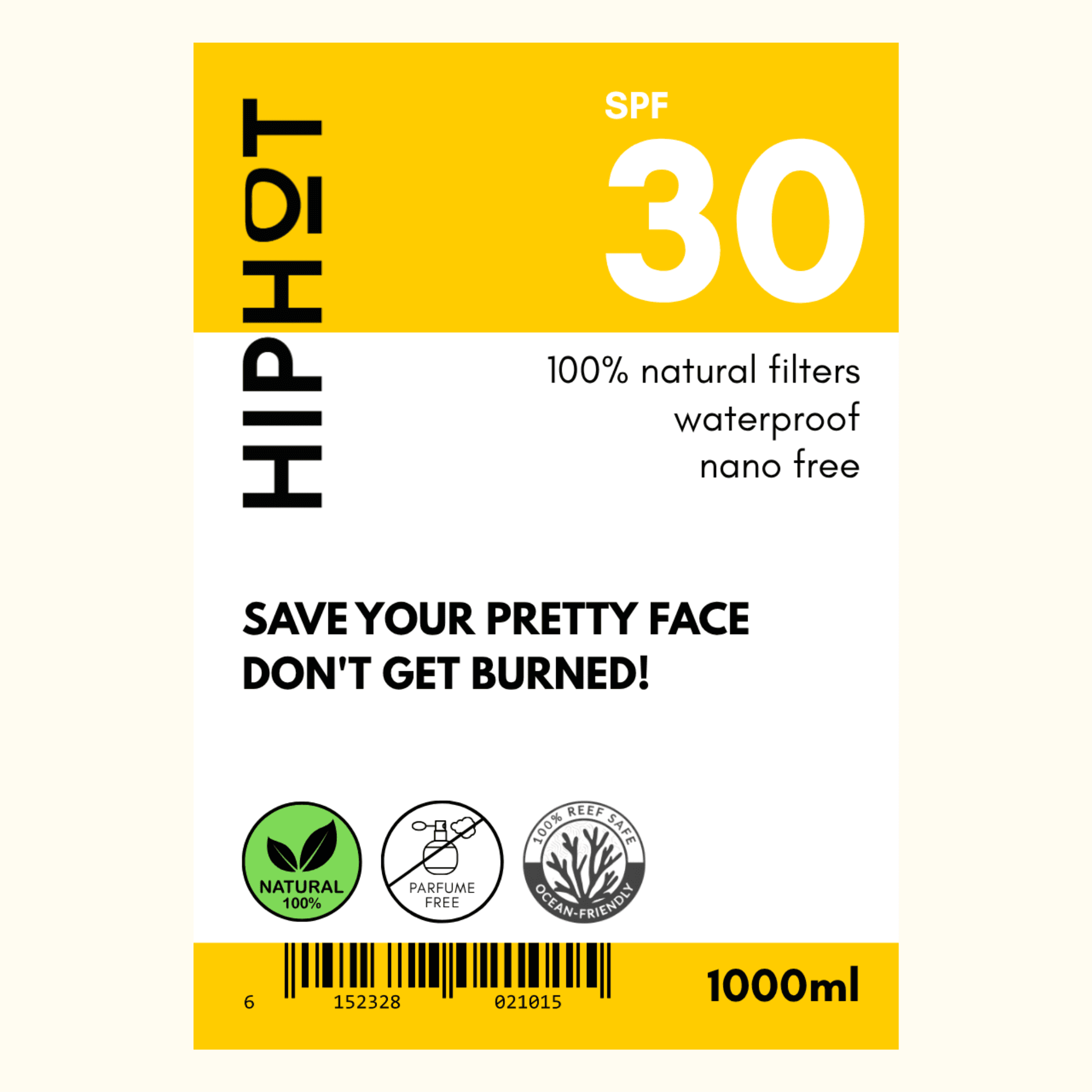 Mineral Sunscreen SPF 30 1L Water-resistant Refill