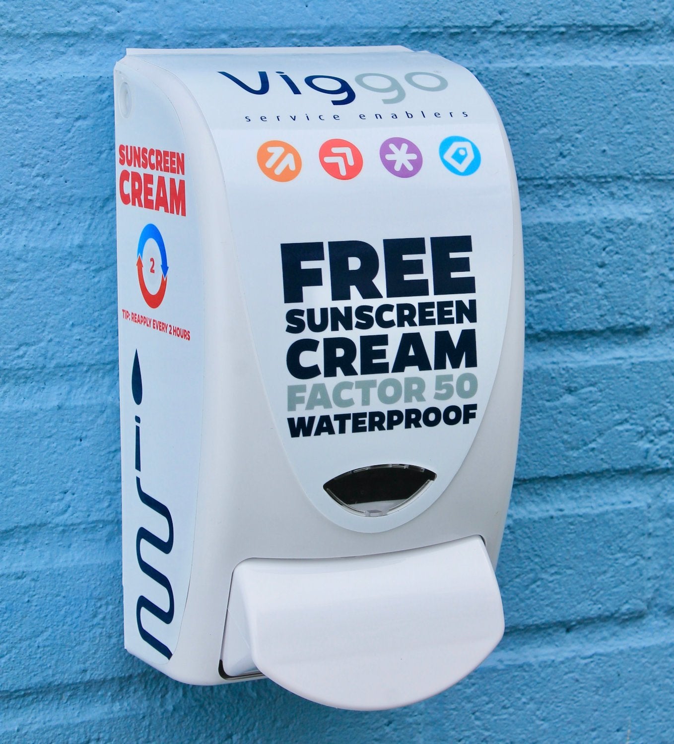 Sunscreen Dispenser Custom Logo SPF 50