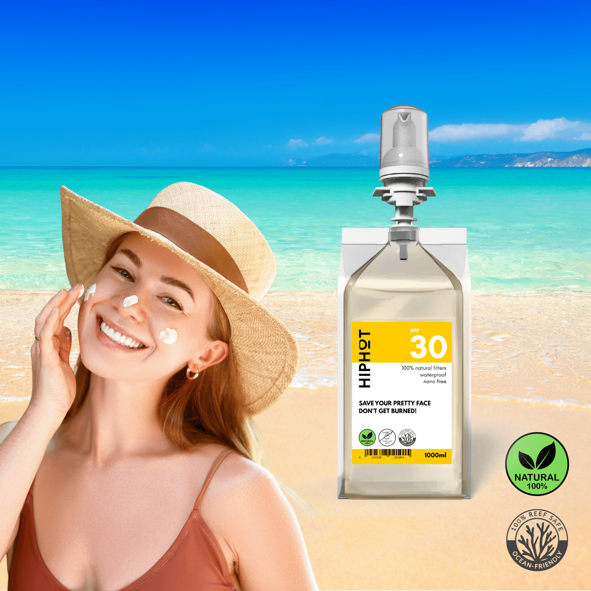 Mineralischer Sonnenschutz SPF 30 Wertpackung 2 Liter