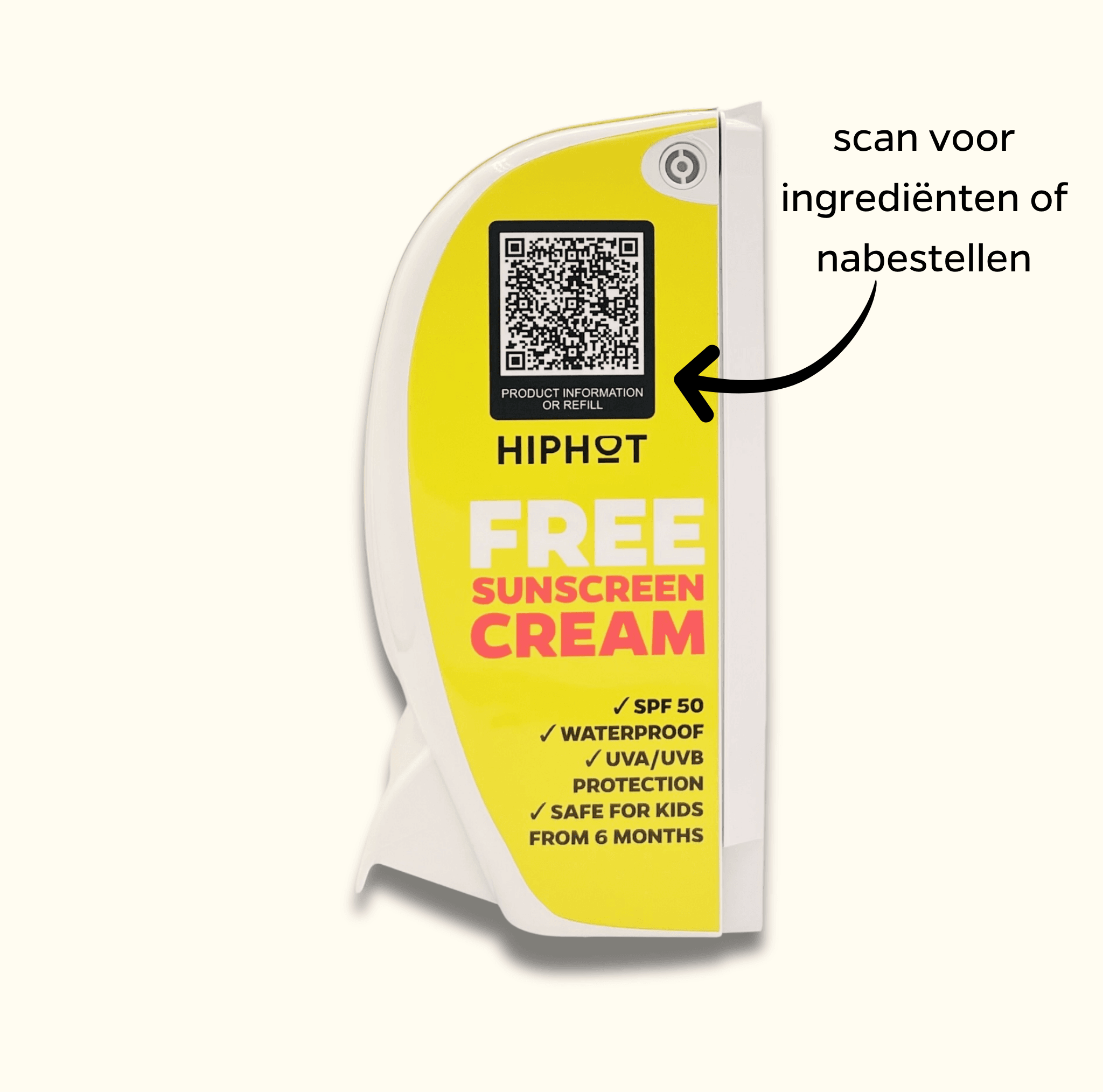 Sunscreen Dispenser with 1L SPF 50 Sun Cream