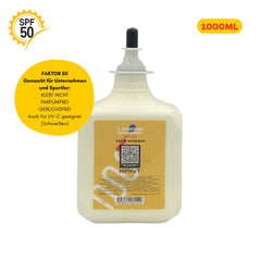 Sunscreen Refill 1L SPF 50 Water Resistant for Dispenser 1500 Doses