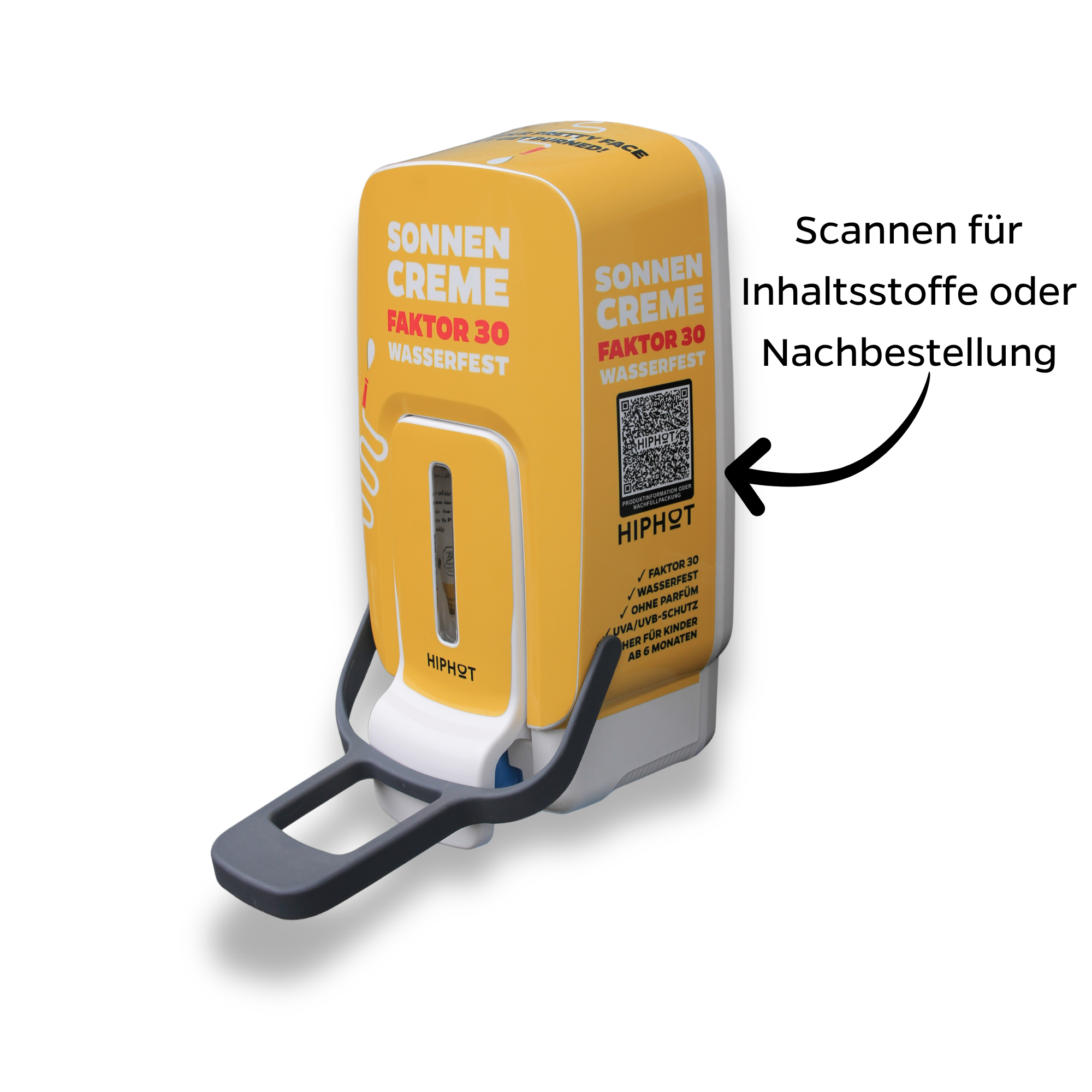 Sonnencreme-Spender mit 1L SPF 30 Sonnencreme - Deutscher Text - HH _ SPF30 - 1000ml _ DE - 3