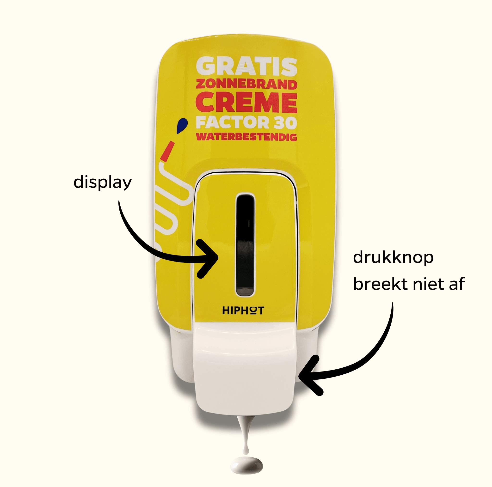 Sunscreen Dispenser Custom Logo SPF 30