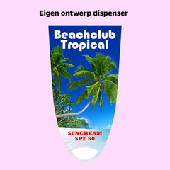 Individueller Design Sonnencreme Spender SPF 50